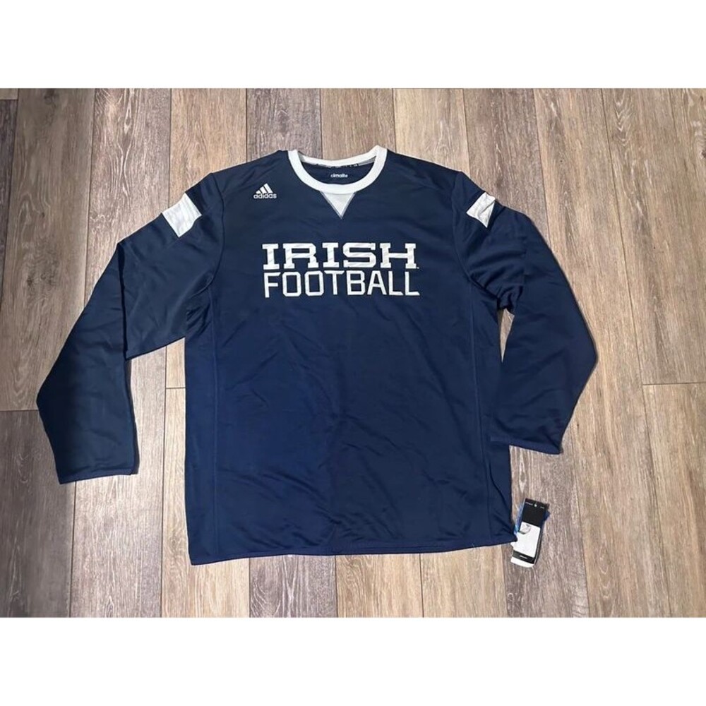 Notre dame long sleeve adidas t-shirt